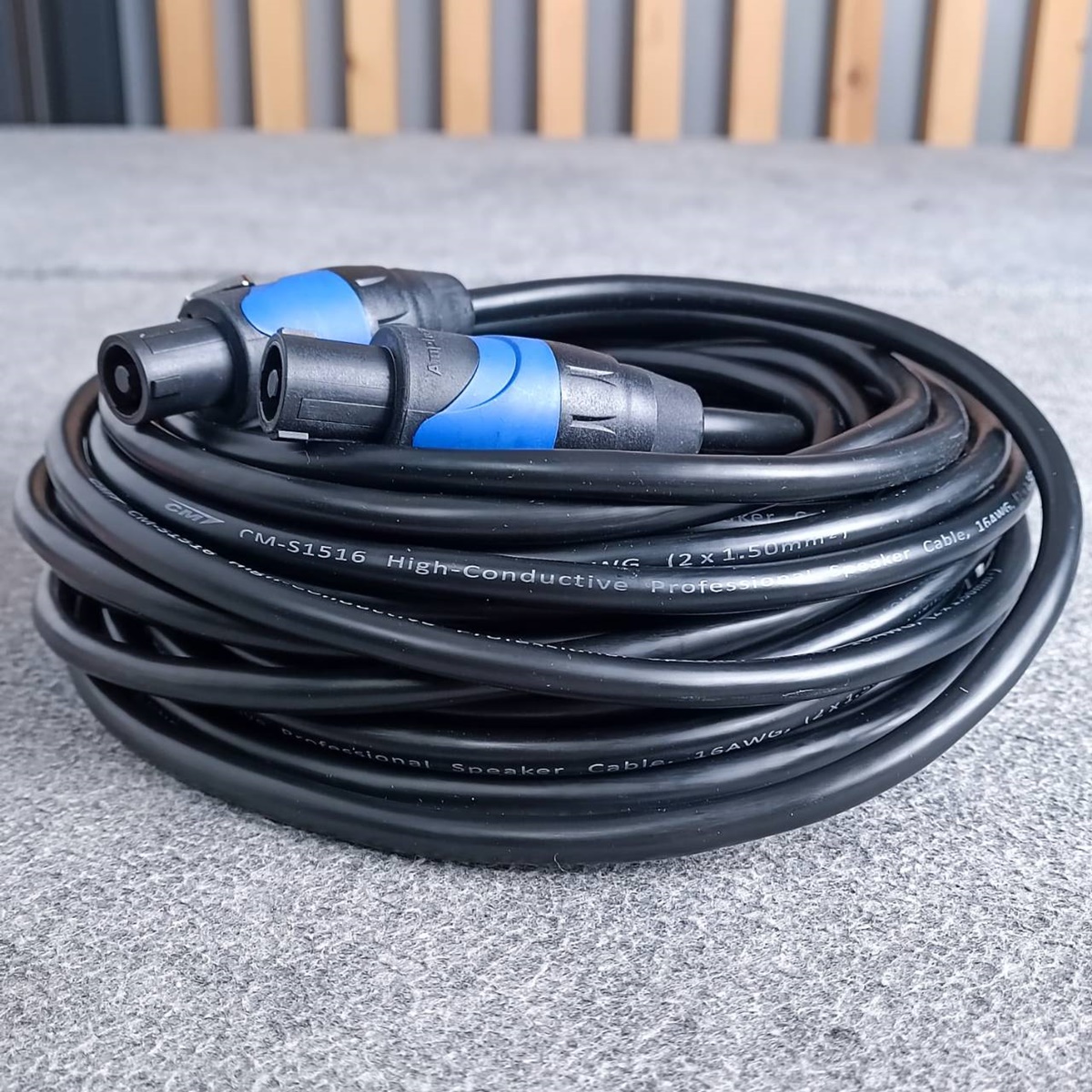 15เมตร สายลำโพงCM 1.5mm+SPEAKONอย่างดี สายลำโพง สายสเปคคอนหัวท้าย สายลำโพงสำเร็จรูป เอไอ-ไพศาล