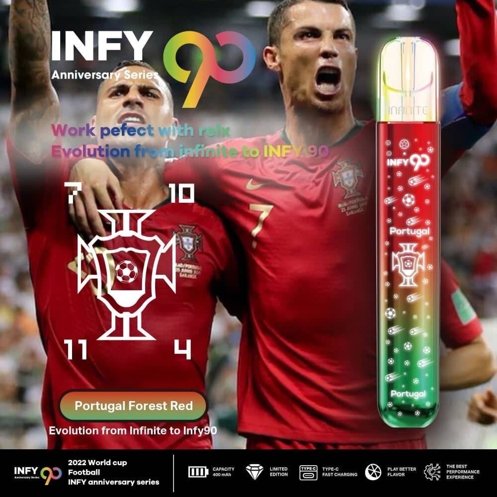 📌โปรโมชั่น Infy90 World Cup Qatar2022 Limited เครื่องเปล่าพร้อมสายชาร์จ 400mAh
