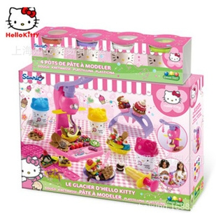 KT-HKP021 แป้งโดว์ไอติมคิตตี้ ลิขสิทธิ์ถูกต้อง กล่องใหญ่