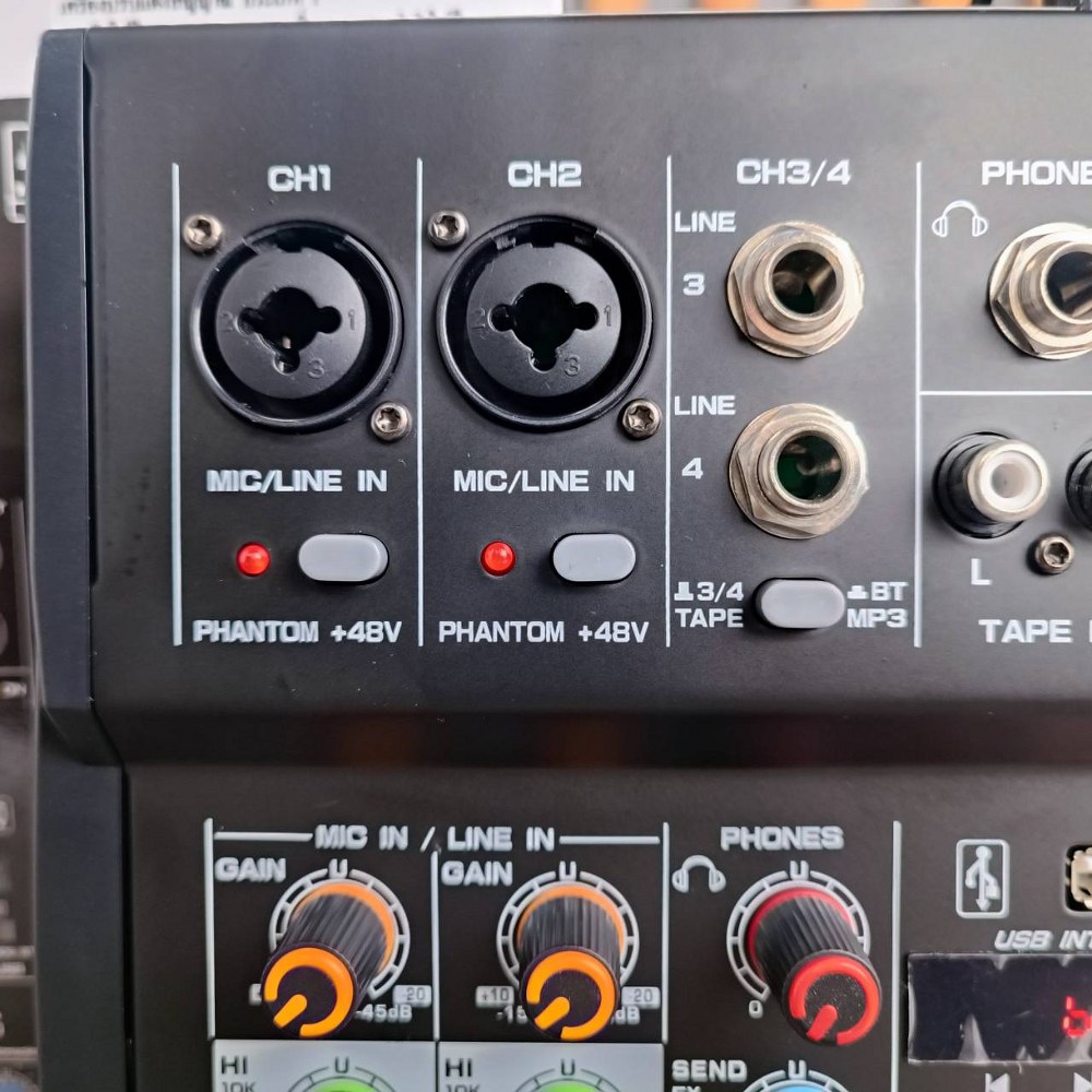 TADA MF-4 MIXER มิกเซอร์ TADA MF 4 MF4 มิกเซอร์ TA DA รองรับ BLUETOOTH มิกเซอร์บลูทูธ 4 input มิกซ์ บลูทูธ มิกเซอร์ Bluetooth mixer เครื่องเสียง มิกเซอร์จิ๋ว มิกเซอร์เอฟเฟค เอไอ-ไพศาล