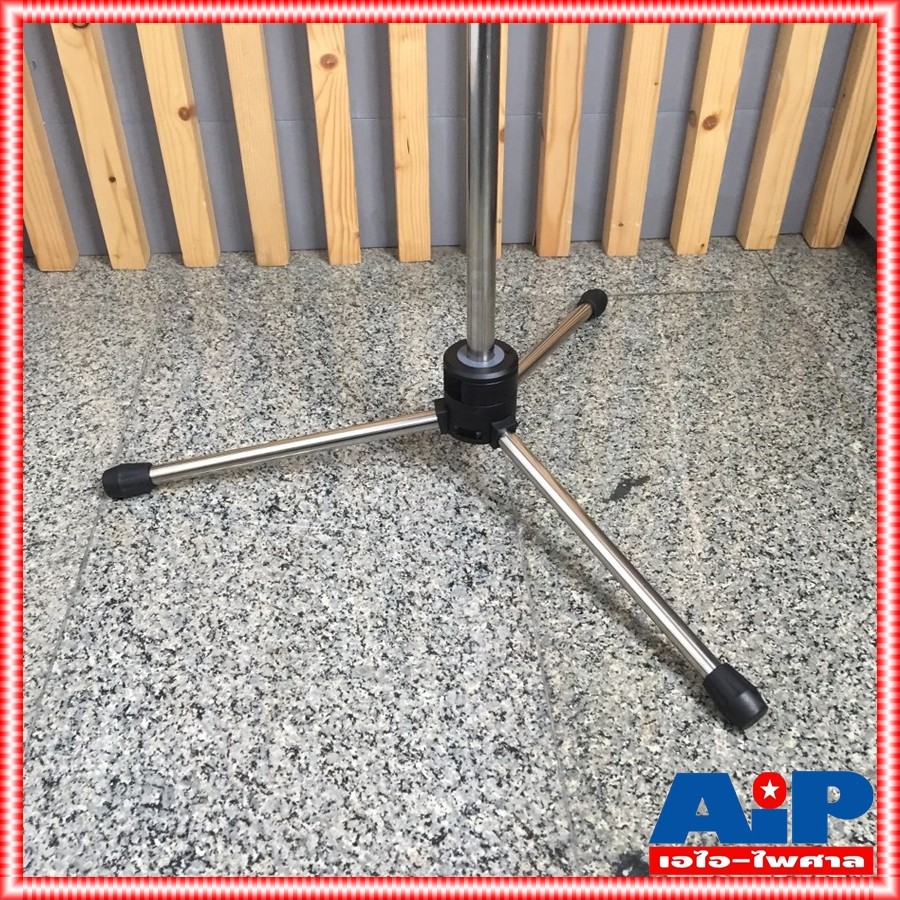 ขาไมค์สแตนเลส COMPACT PRO-SSM คอมแพ็คขาตั้งไมค์บูม ขาตั้งไมค์ตั้งพื้น แข็งแรงทนทาน ทนทุกการใช้งาน น้ำหนัก 3 kg. เอไอ-ไพศาล