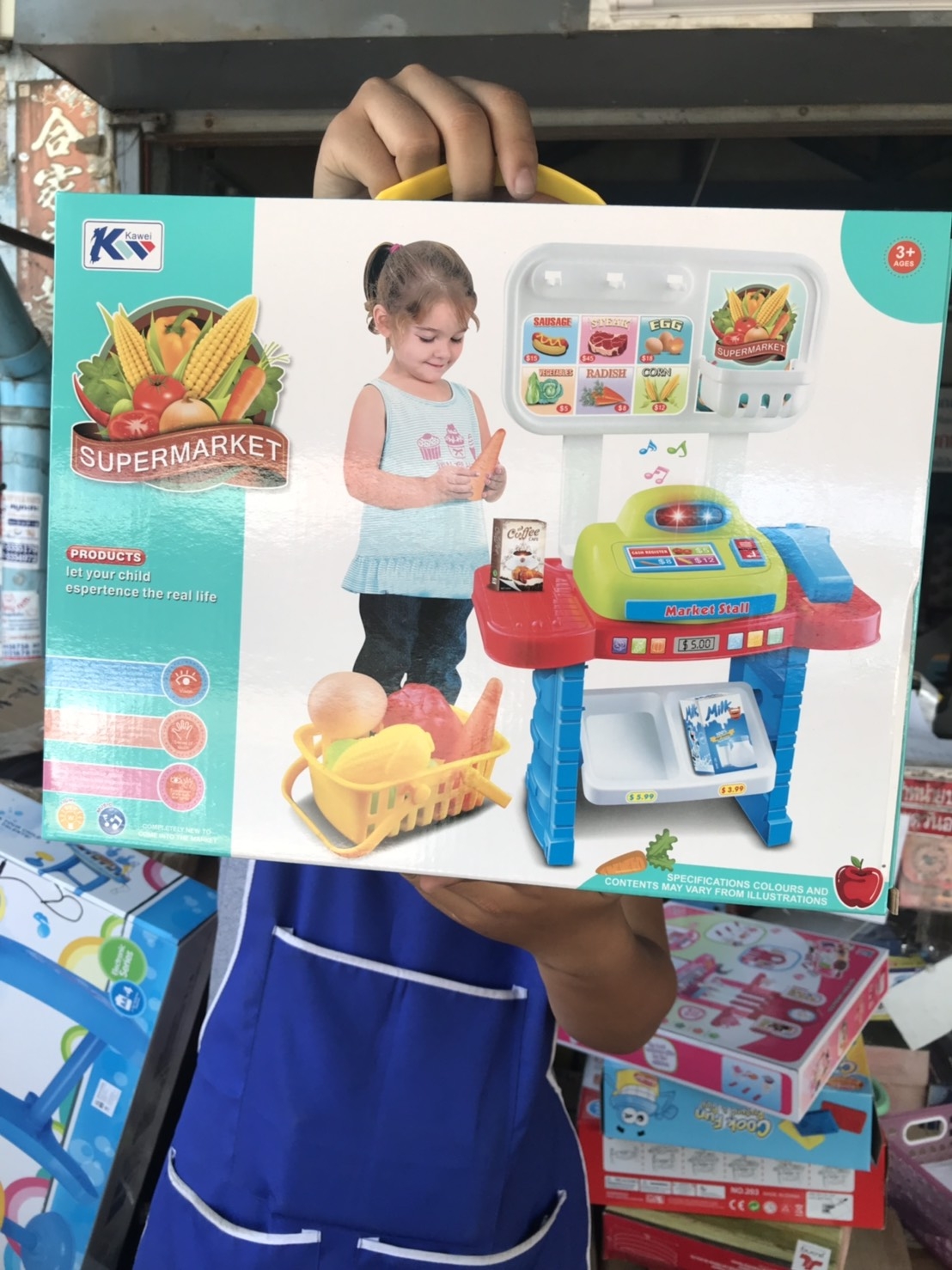 939-18 ของเล่นเด็กร้านค้า โต๊ะแคชเชียร์มินิ ปลีกกล่องละ