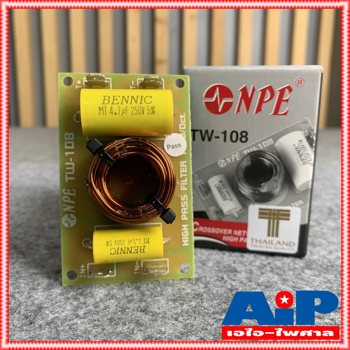 1อัน NPE TW108 NETWORK 8KHZ เน็ตเวิร์คลำโพง เน็ตเวิร์ค เน็ตเวิร์คเสียงแหลม ตัวกรองเสียงแหลม TW-108 TW 108