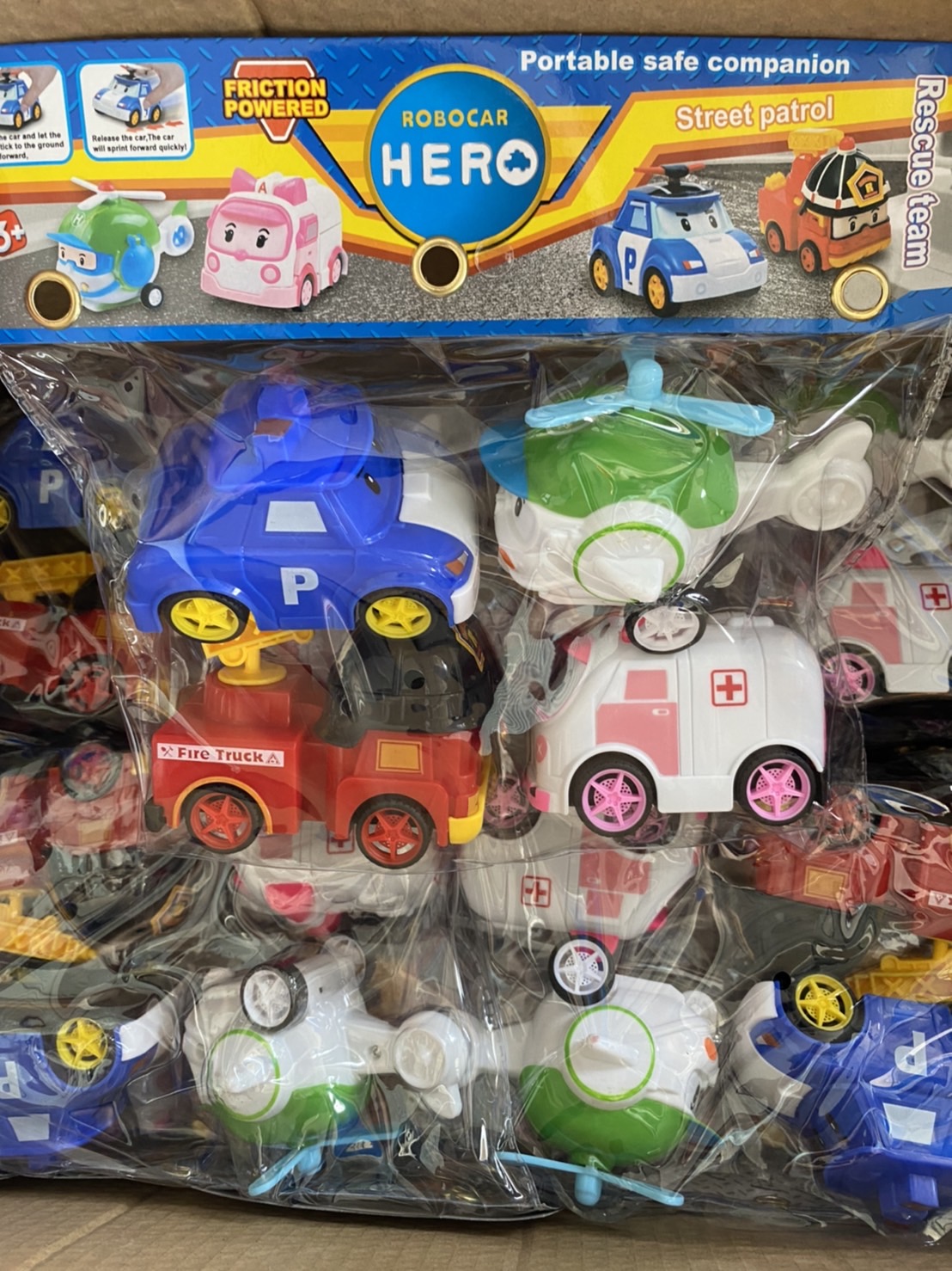 868-14A ของเล่นเด็กรถการ์ตูนเล่นมือ 4 คัน รถเล่นมือ รถของเล่น ปลีกถุงละ sale