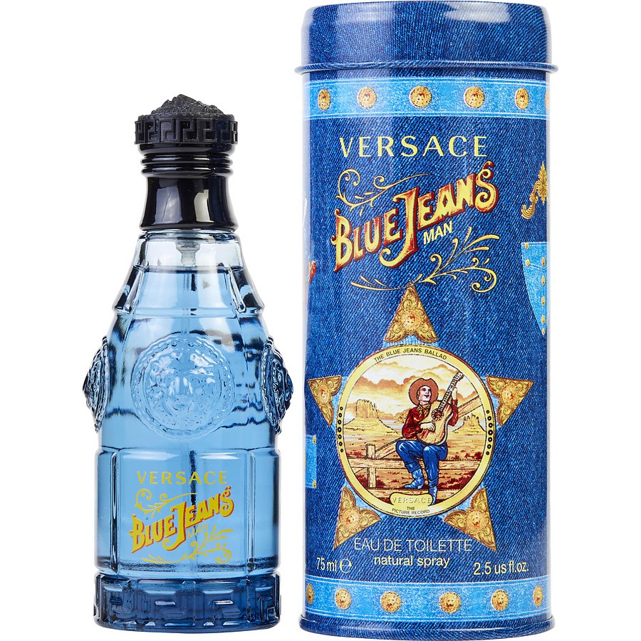 น้ำหอมแท้100% Versace Blue Jeans EDT 75ml