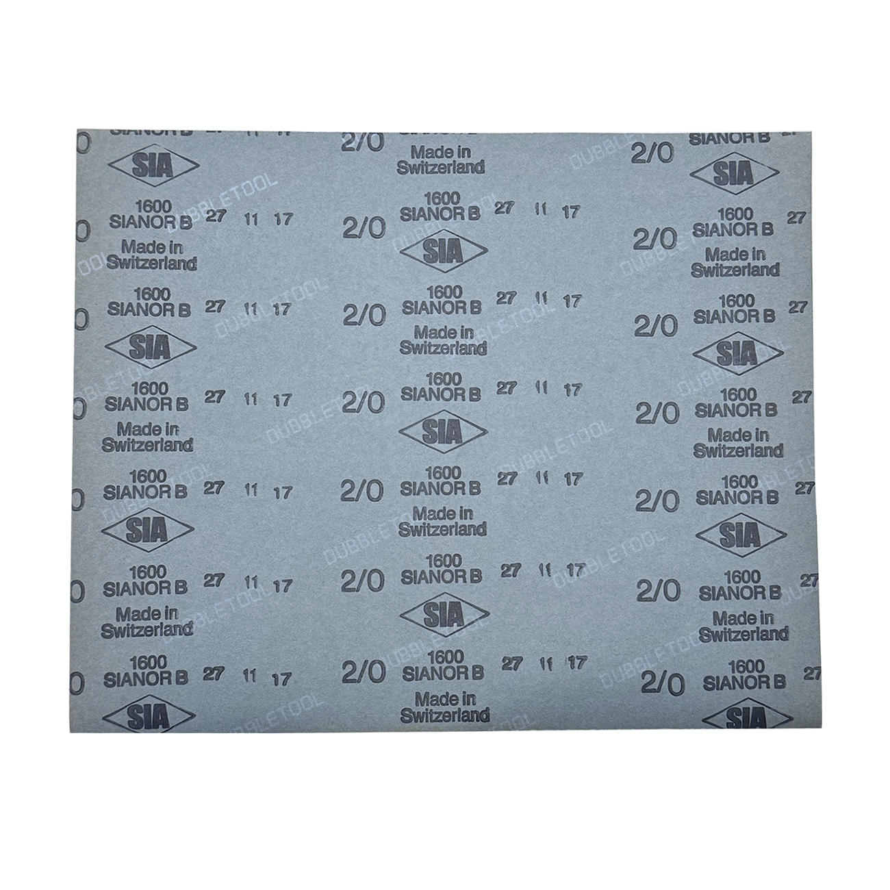 กระดาษเงา กระดาษทรายขัดเงา Sianor B No. 1600 Made in Switzerland 1/แผ่น กระดาษทรายขัดเงา