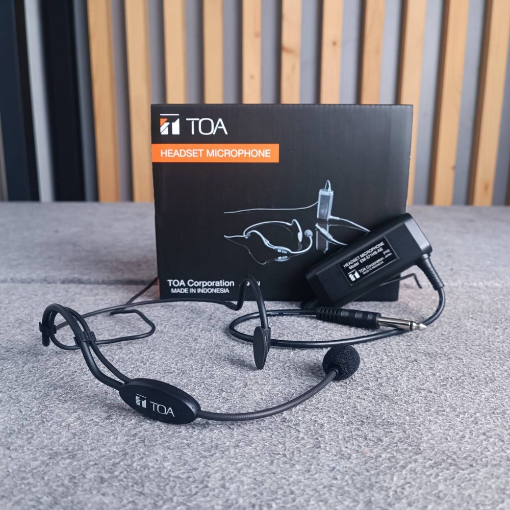 TOA EM-371HS-AS ไมค์คาดศรีษะ ไมค์ลอย คาดศีรษะ ไมโครโฟนคอนเดนเซอร์ Headphone Microphone EM 371HS AS EM371HSAS เอไอ-ไพศาล