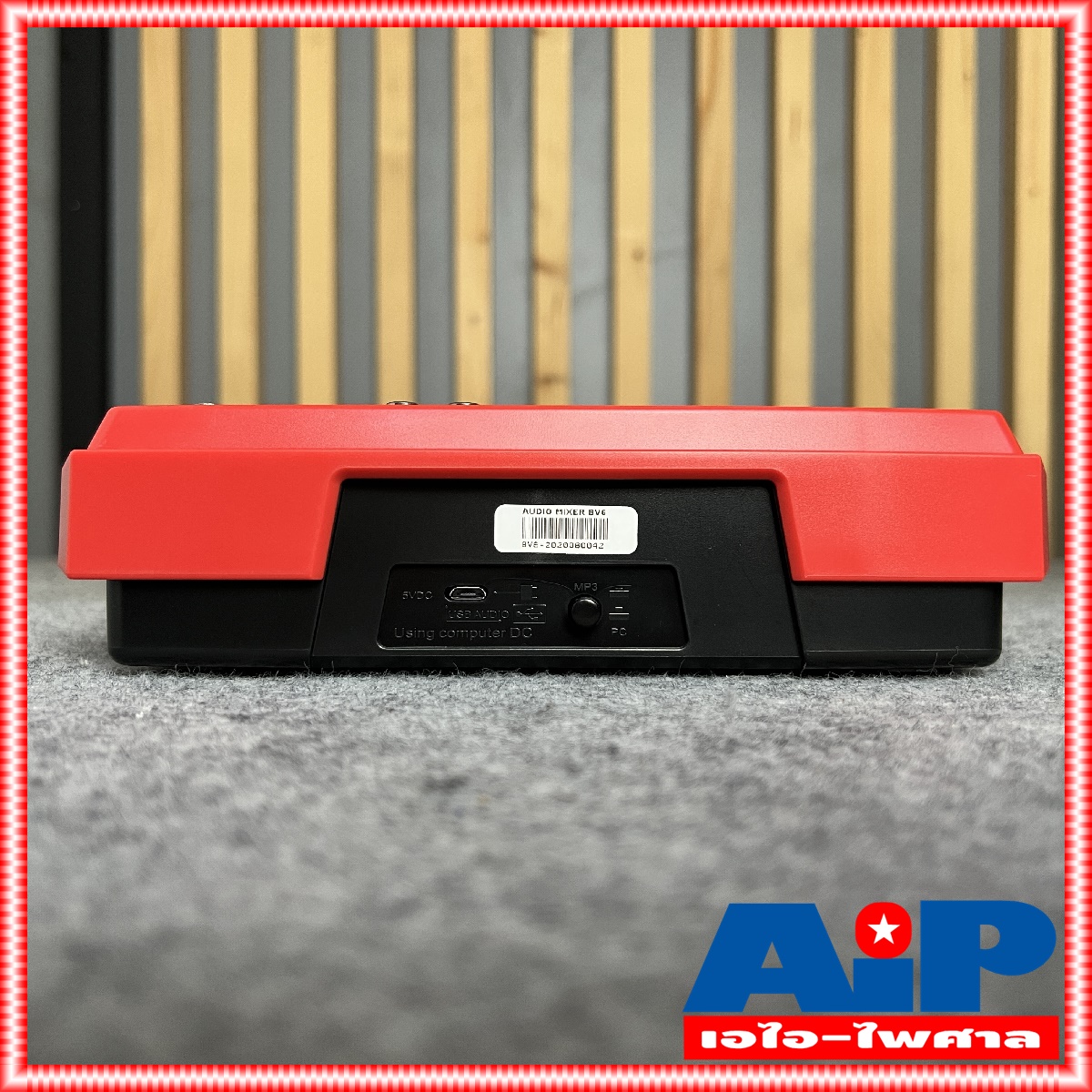 ลดล้างสต็อค บลูทูธ MYNPE BV-6 สีแดง 4MIC-1St Mix มิกซ์ มิกเซอร์ BV 6 BV6 เครื่องเสียง เครื่องปรับแต่งเสียง ออดิโออินเตอร์เฟส ในเครื่อง