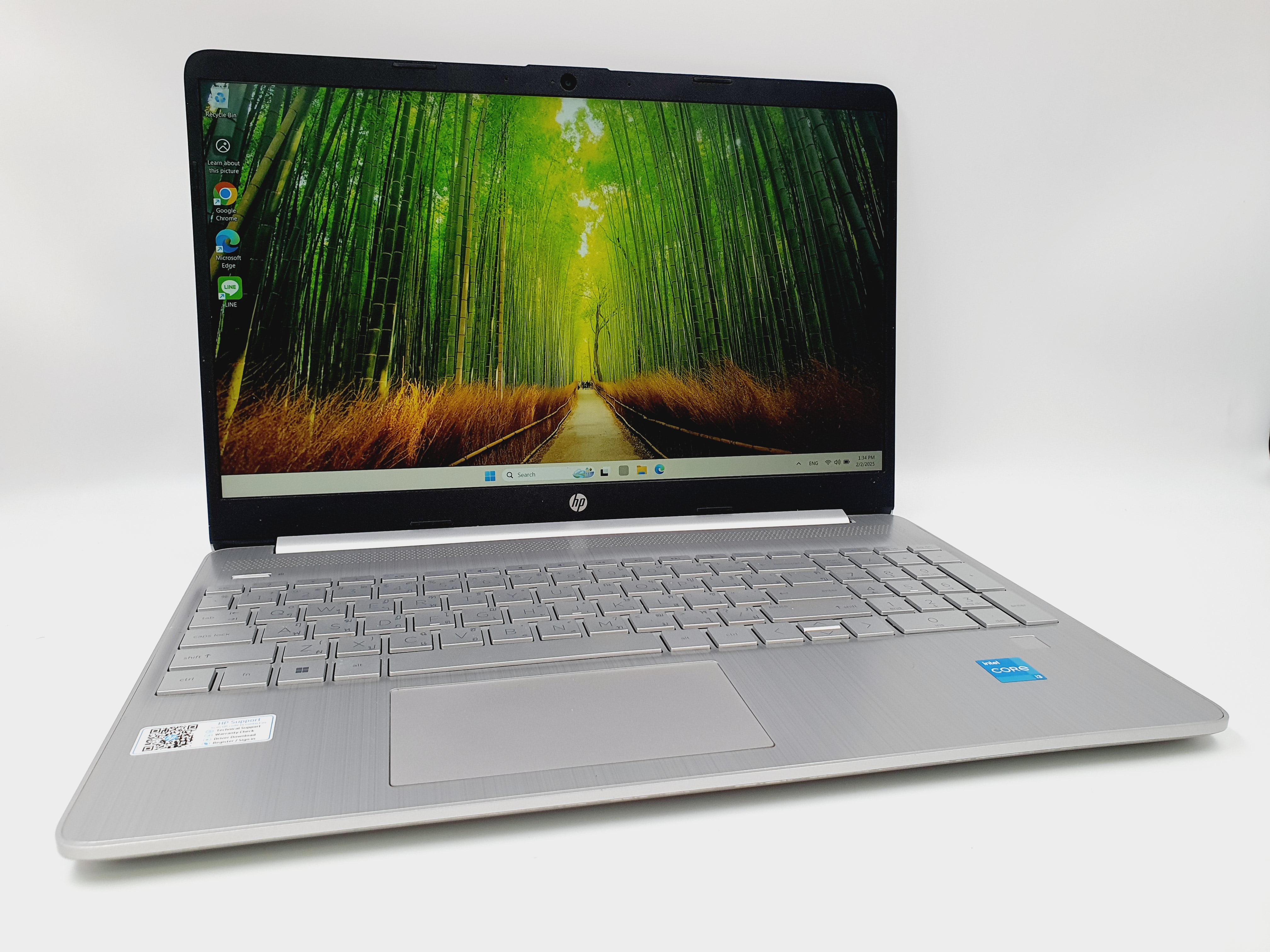 🐺 HP Laptop 15s-fq2604TU Silver 🐺 🌘 HP ศูนย์ไทย จอใหญ่ แป้นแยก ใช้เรียน ทำงาน ราคาสุดคุ้ม❗️🌘