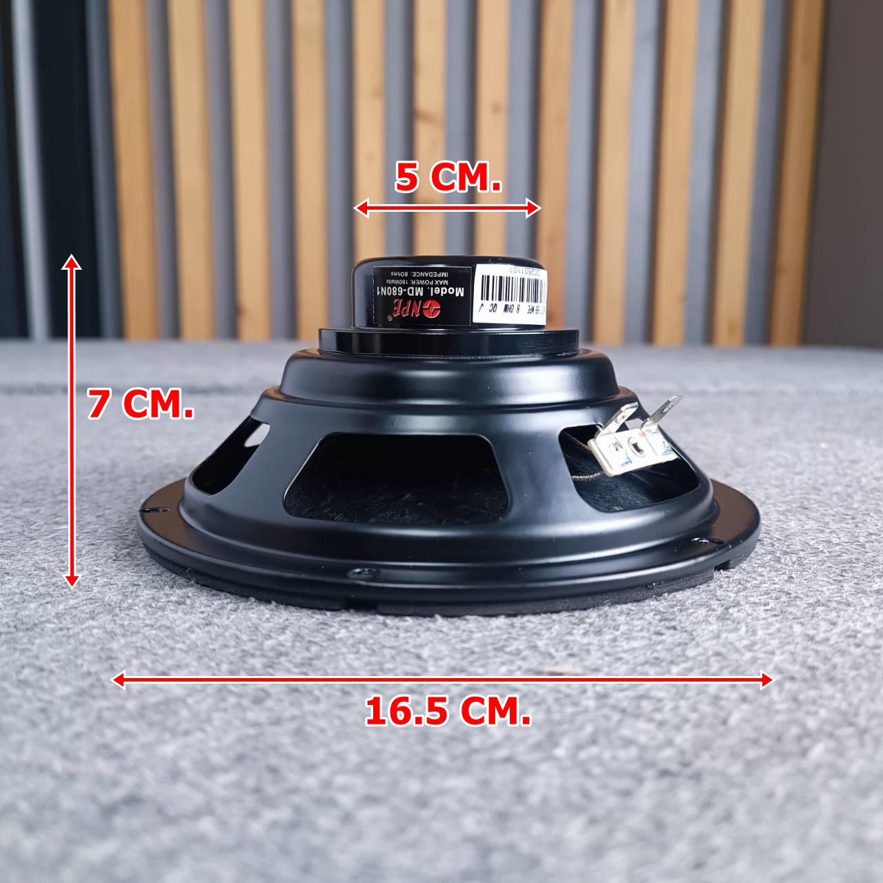 1ดอก NPE MD680N1 ดอกลำโพง 6.5นิ้ว ลำโพง Mid-Low แม่เหล็กนีโอ MD-680N1 ขอบแข็ง MD 680 N 1 เอไอ-ไพศาล