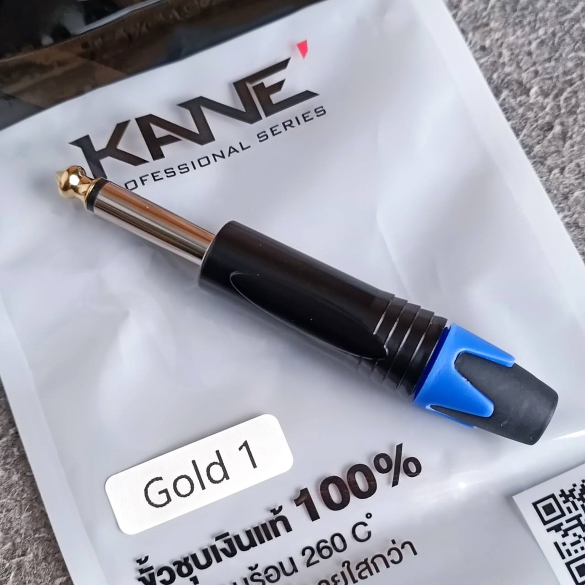 1อัน KANE GOLD1 ปลั๊ก PHONE MONO ปลั๊กไมค์โมโน แจ็คไมค์MONOตัวผู้ โฟนโมโน GOLD 1 GOLD-1 เอไอ-ไพศาล