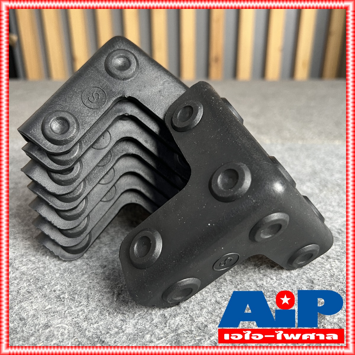 แพ็ค400อัน มุมตู้ลำโพงสามเหลี่ยมใหญ่ แบบหนา (S) มุมตู้ ลำโพง มุมตู้ทรงสามเหลี่ยม พลาสติก เอไอ-ไพศาล