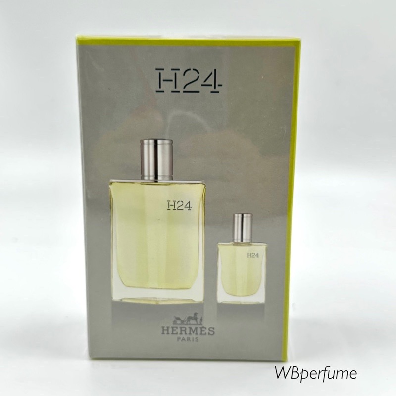 น้ำหอม Hermes H24 2PCS ( 100ml Spray + 12.5ml Spray) EDT Refillable Travel Set/Gift Set