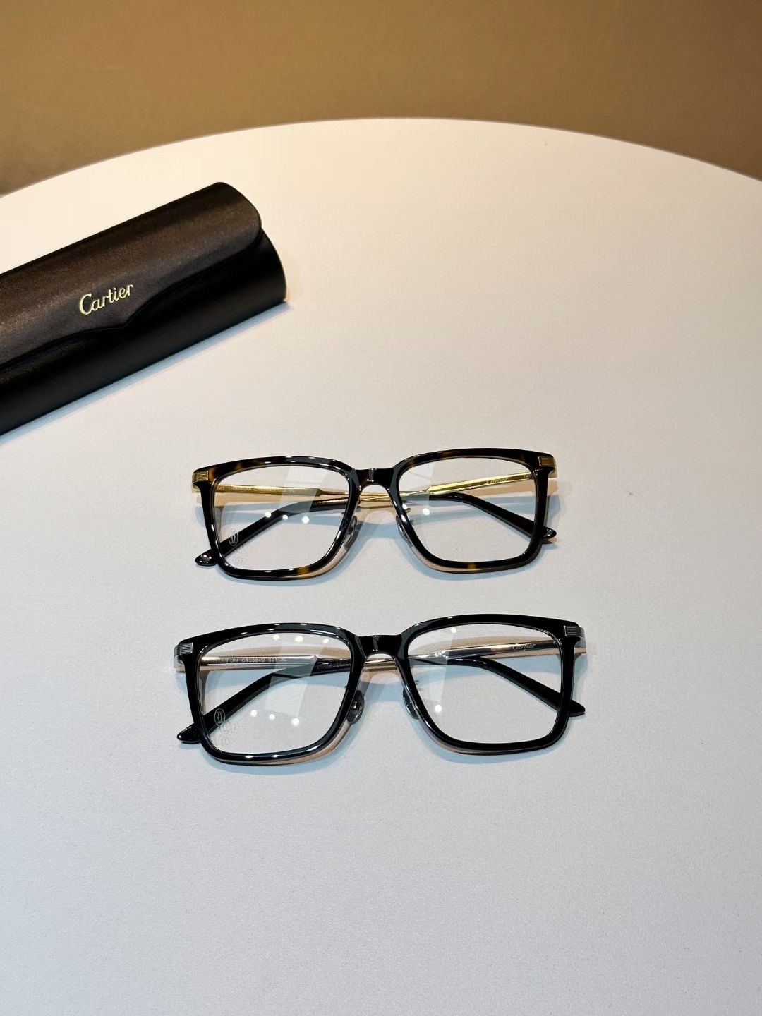 **do** กรอบแว่นตา Cartier Eyewear cat มี 2 สีใส่ได้ชาย หญิง สินค้าใหม่ ของแท้