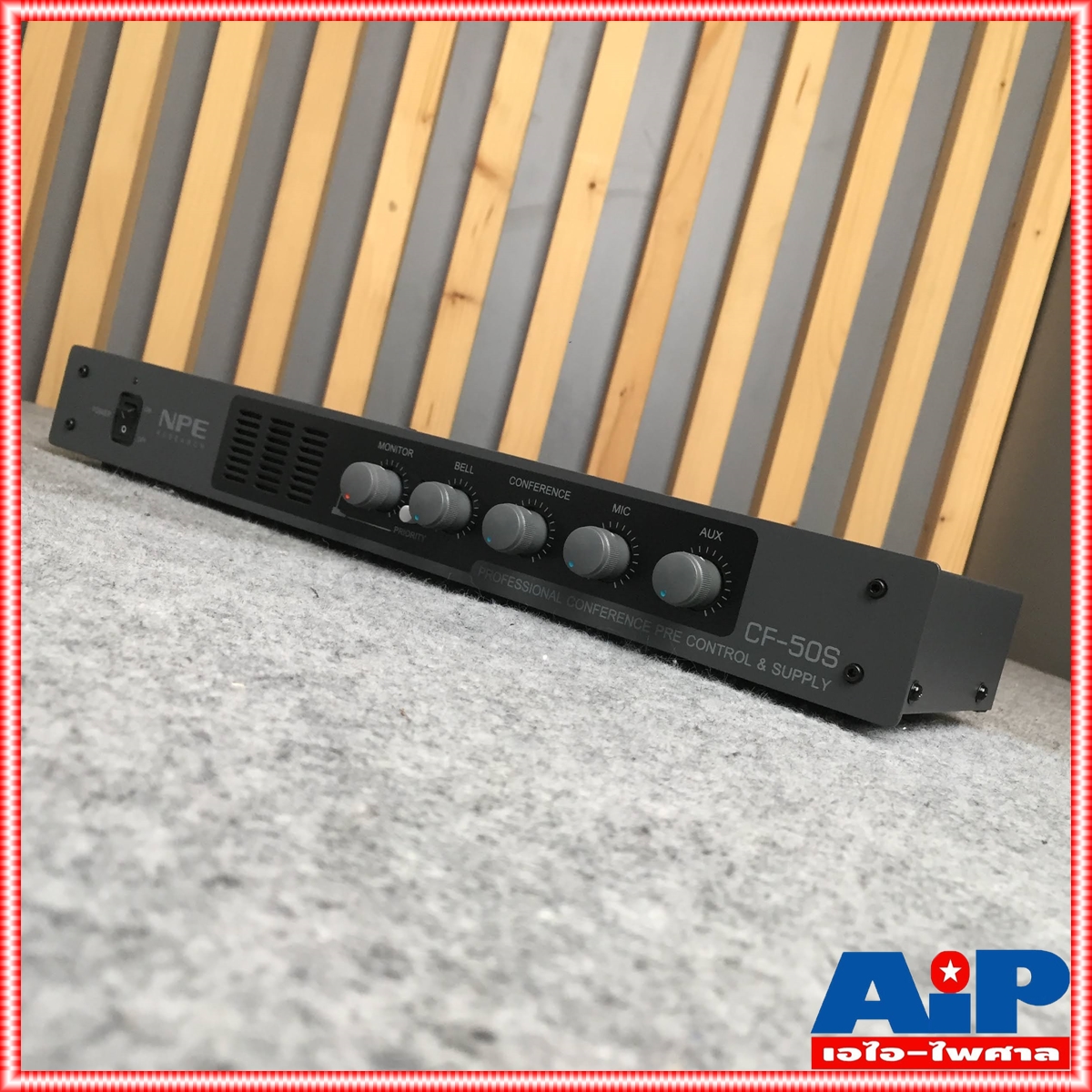 NPE CF-50S PREAMP เครื่องเสียงห้องประชุม แอมป์ไมค์ประชุม ตัวควบคุมไมค์ประชุม เครื่องเสียง ตัวปรับเสียงไมค์ประชุม