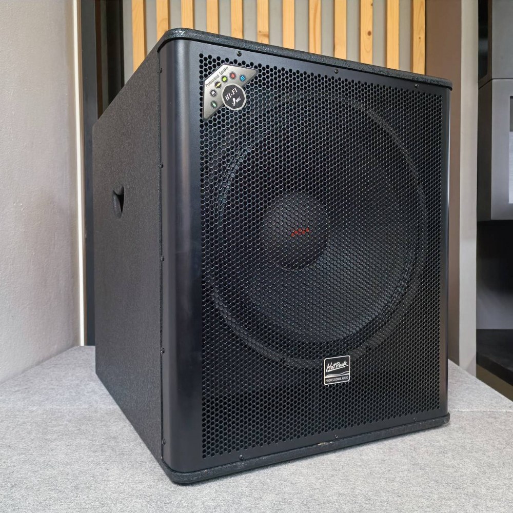 HOTROCK 18WS2 ตู้ซับ18นิ้ว ไม้MFD SUB ตู้ซับเบส 18 นิ้ว 1800 วัตต์ ตู้ลำโพง HOT ROCK ฮอทร็อค 18-WS2 18 WS2 เอไอ-ไพศาล