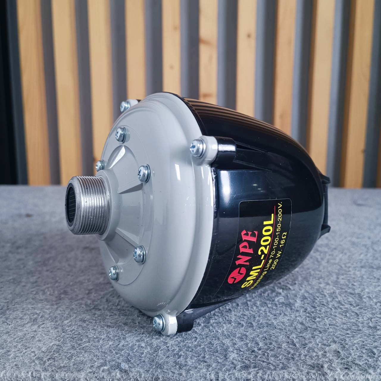 1ดอก NPE SML-200L ยูนิตฮอร์น 200วัตต์ มี LINE ลำโพงฮอร์น SML200L ก้นฮอร์น เสียงตามสาย SML200L SML 200L เอไอ-ไพศาล