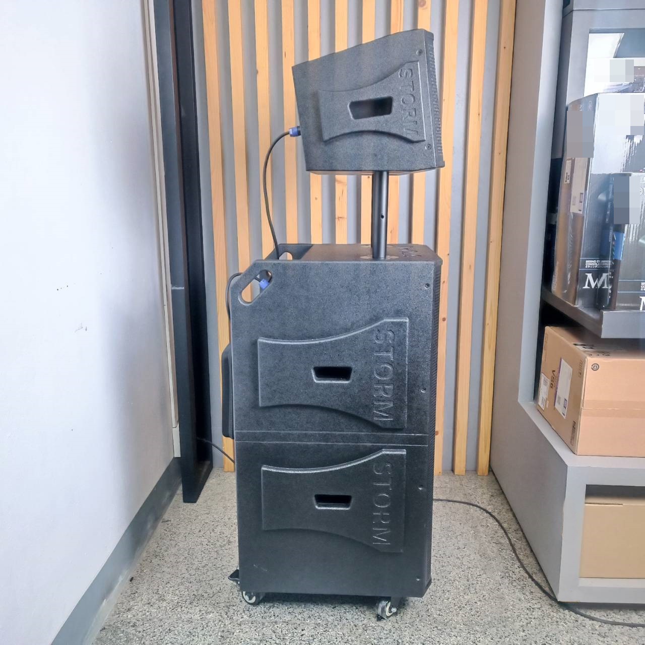 STORM MSH-1103CLS ชุดลำโพง ซับ15นิ้วx2 กลาง6.5นิ้วx2 พร้อมไมค์ลอย ชาร์จแบตได้ ลำโพง อเนกประสงค์ MSH 1103CLS MSH1103CLS เอไอ-ไพศาล