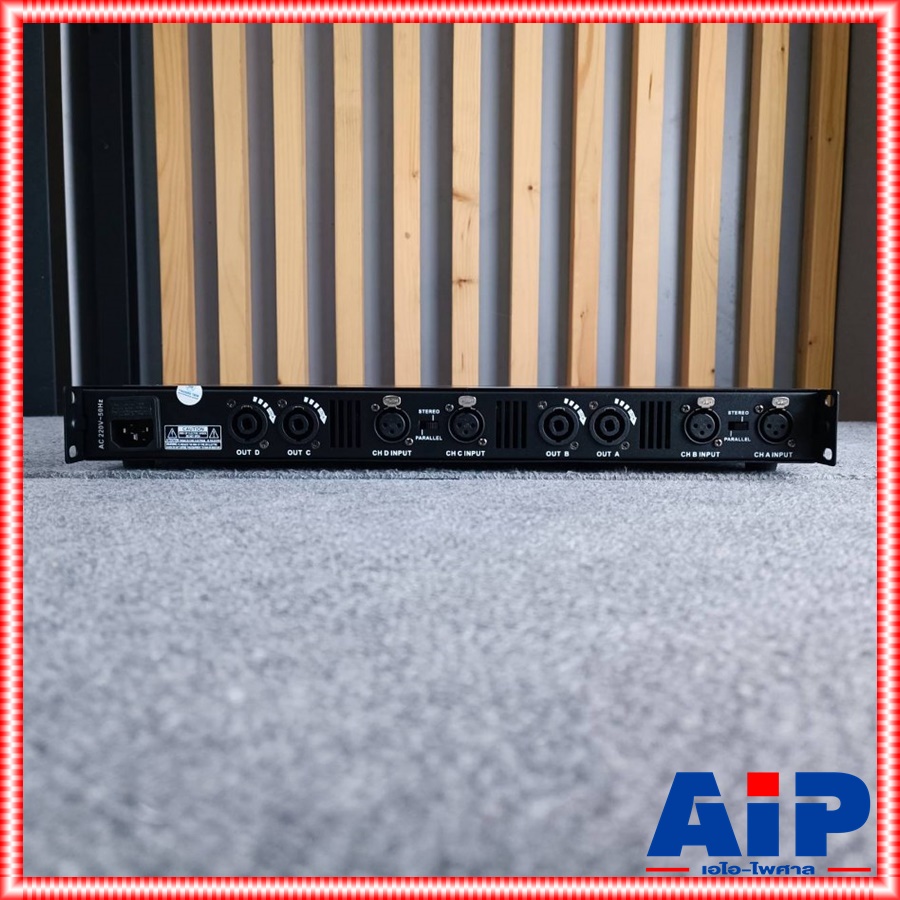 PROEUROTECH MA-4450 POWERAMP 1U 4CH พาวเวอร์แอมป์ แอมป์ขยายเสียง ซัพพลายแบบสวิทชิ่ง PROEURO TECH(โปรยูโร่ เทค) MA 4450 MA4450 เอไอ-ไพศาล