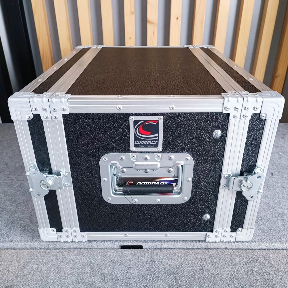 แร็ค COMPACT L 6U RACKไม้หุ้มหนังสีดำ ลึก 11นิ้ว L6U แร็คเครื่องเสียง แร็คไม้ คอมแพ็ค L-6U เอไอ-ไพศาล