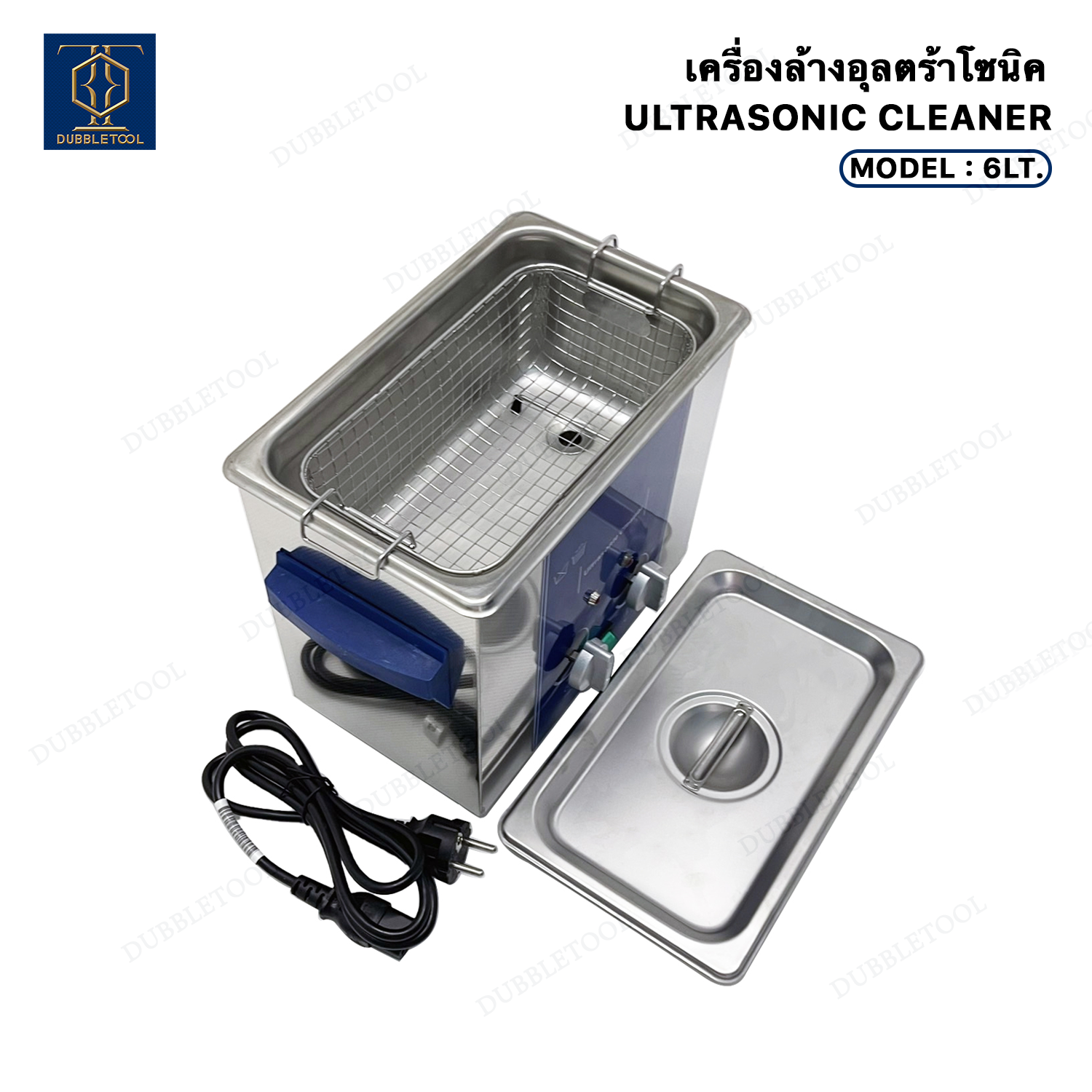 เครื่องล้างอุลตร้าโซนิค 6 ลิตร/Lt. Ultrasonic Cleaning Machine เครื่องทำความสะอาดด้วยคลื่นอุลตร้าโซนิค หม้อตื๊ดเครื่องประดับ เครื่องล้างอัลตร้าโซนิค