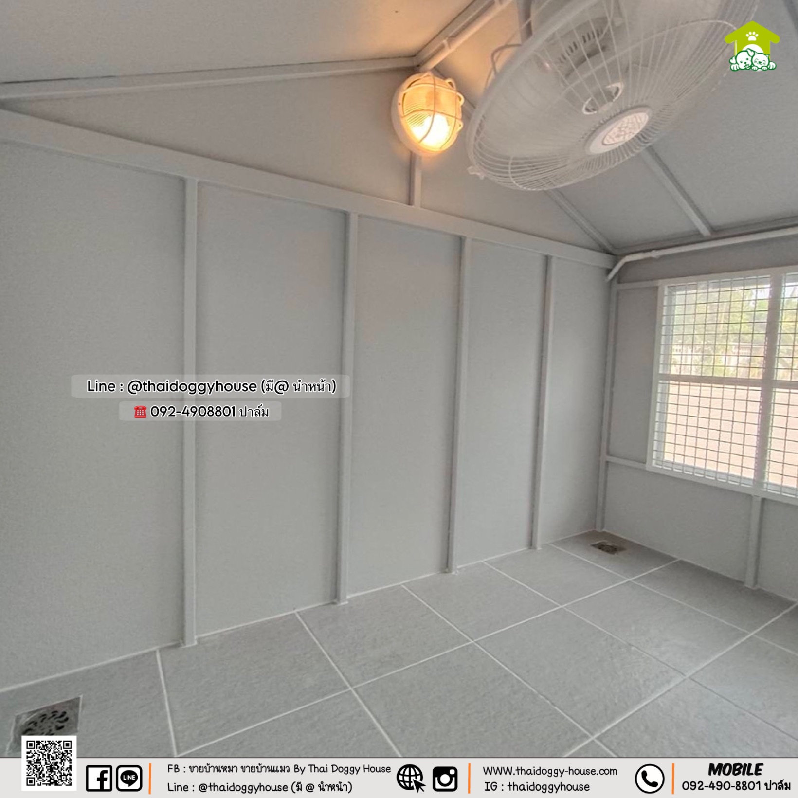 บ้านหมา บ้านแมว 𝗧𝗵𝗮𝗶 𝗱𝗼𝗴𝗴𝘆 𝗵𝗼𝘂𝘀𝗲 แบบบ้าน 𝗡𝗼𝗿𝗱𝗶𝗰 𝗦𝘁𝘆𝗹𝗲