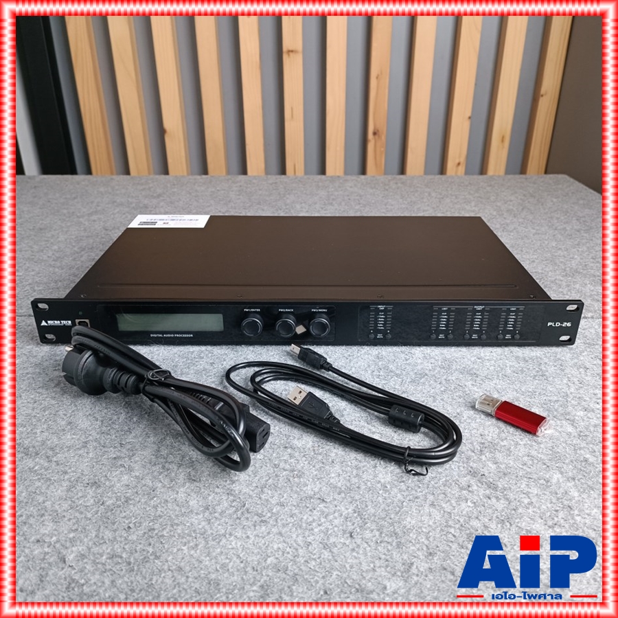 MICROTECH PLD-26 Digital Speaker Controller ครอสดิจิตอล 2 อินพุต 6 เอ้าท์พุต ไมโครเทค MICRO TECH MICROTECH PLD 26 PLD26 เอไอ-ไพศาล