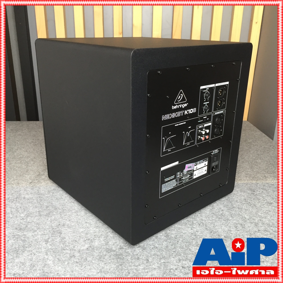BEHRINGER K10S ACTIVE SUBWOOFER ตู้ซับเบส ตู้ซับมีแอมป์ ดอก10นิ้ว ของแท้มีประกันบริษัทบูเช่ เอ-ไพศาล +++