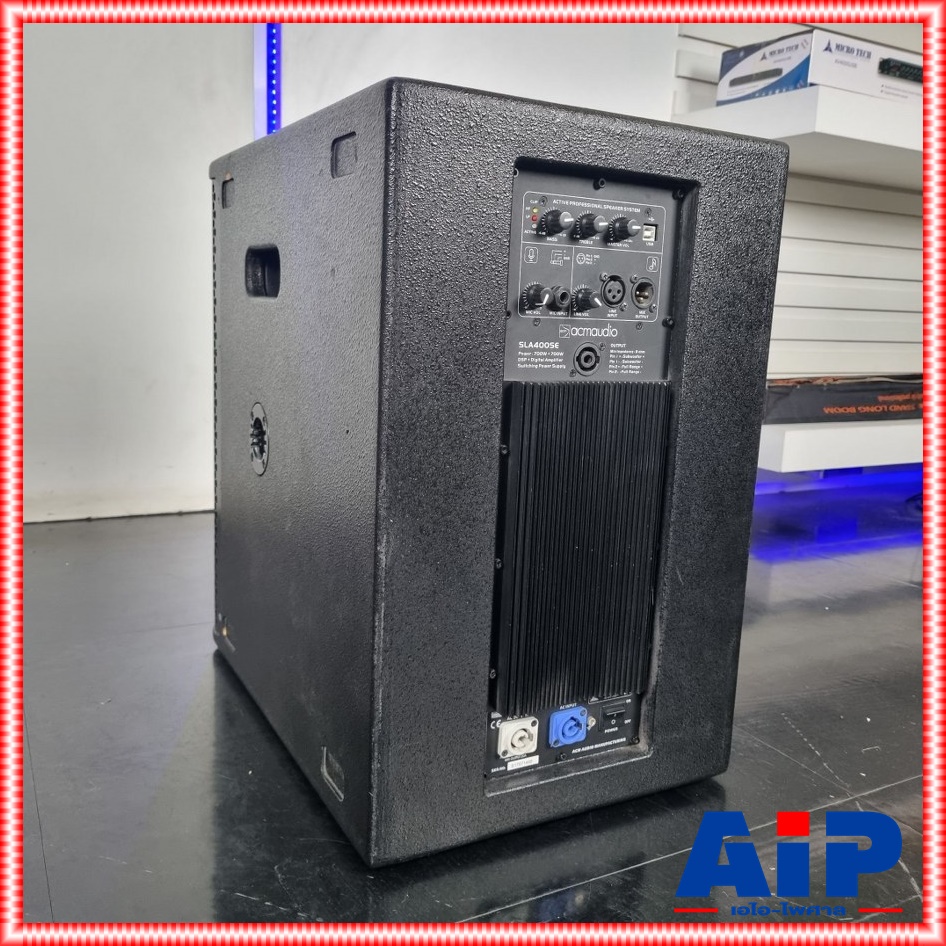 ลดล้างสต็อค ตัวโชว์ ACM SLA-400SE ตู้ลำโพง12"+AMP2X700W ชุดตู้ลำโพงเคลื่อนที่ ตู้ลำโพงซัฟวูฟเฟอร์ 12" แบบมีภาคขยายในตัว ตู้ลำโพง Column ตู้ลำโพงซับ ตู้ลำโพงซับเบส SLA 400SE SLA400SE เอไอ-ไพศาล