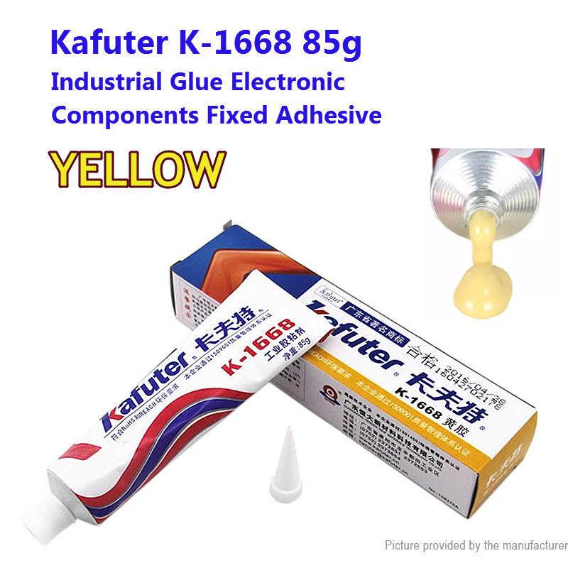 กาวยึด VR K-1668 electronic special glue potentiometer fixing screws positioned adhesives Yellow glue