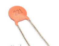 Ceramic Disc Cap 220pF/50Vdc, ±5%