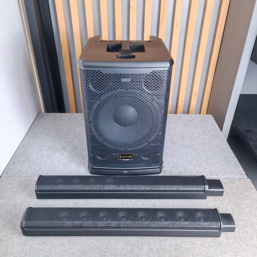 SOUNDBEST SC-12+2.75 ชุด ตู้ลำโพง คอลัมน์ (set2กล่อง) Active Column มีแอมป์ในตัว SOUND BEST ซาวด์เบส SC 12+2.75 SC12+2.75 เอไอ-ไพศาล