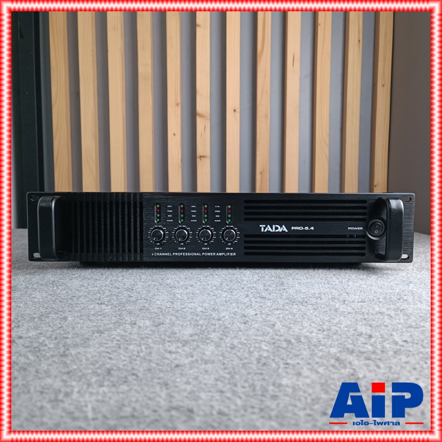 TADA PRO5.4 poweramp 4CH เพาเวอร์แอมป์ 4 แชนแนล กำลังขับ 4 x 450 วัตต์ ที่ 8 โอห์ม คลาส D Tada PRO-5.4 PRO 5.4 เอไอ-ไพศาล