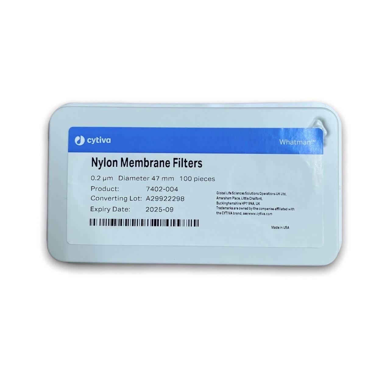 Membrane 0.2 um @ 47 mm Nylon, 100's/Pack -Whatman