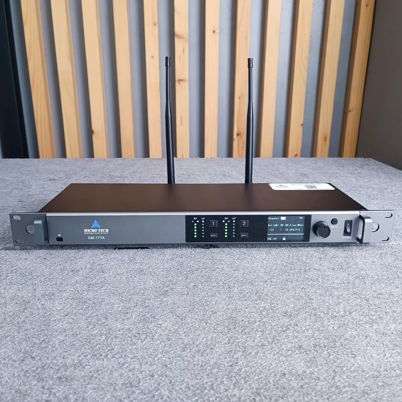 MICROTECH GM-777A ไมค์ลอยคู่ UHF ไมค์โครโฟน ไมค์ลอย ไมโคร เทค GM 777A GM777A เอไอ-ไพศาล