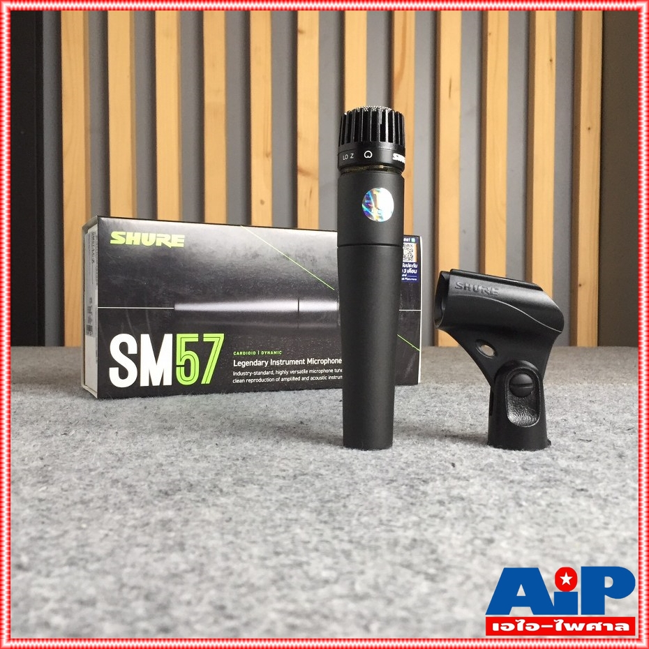 แท้มหาจักร* SHURE ไมโครโฟน รุ่น SM57LC SM57 SM 57 LC Instrument Microphone ชัวร์ ไมค์ ไมค์สาย ไมค์เครื่องดนตรี SM-57lc +++