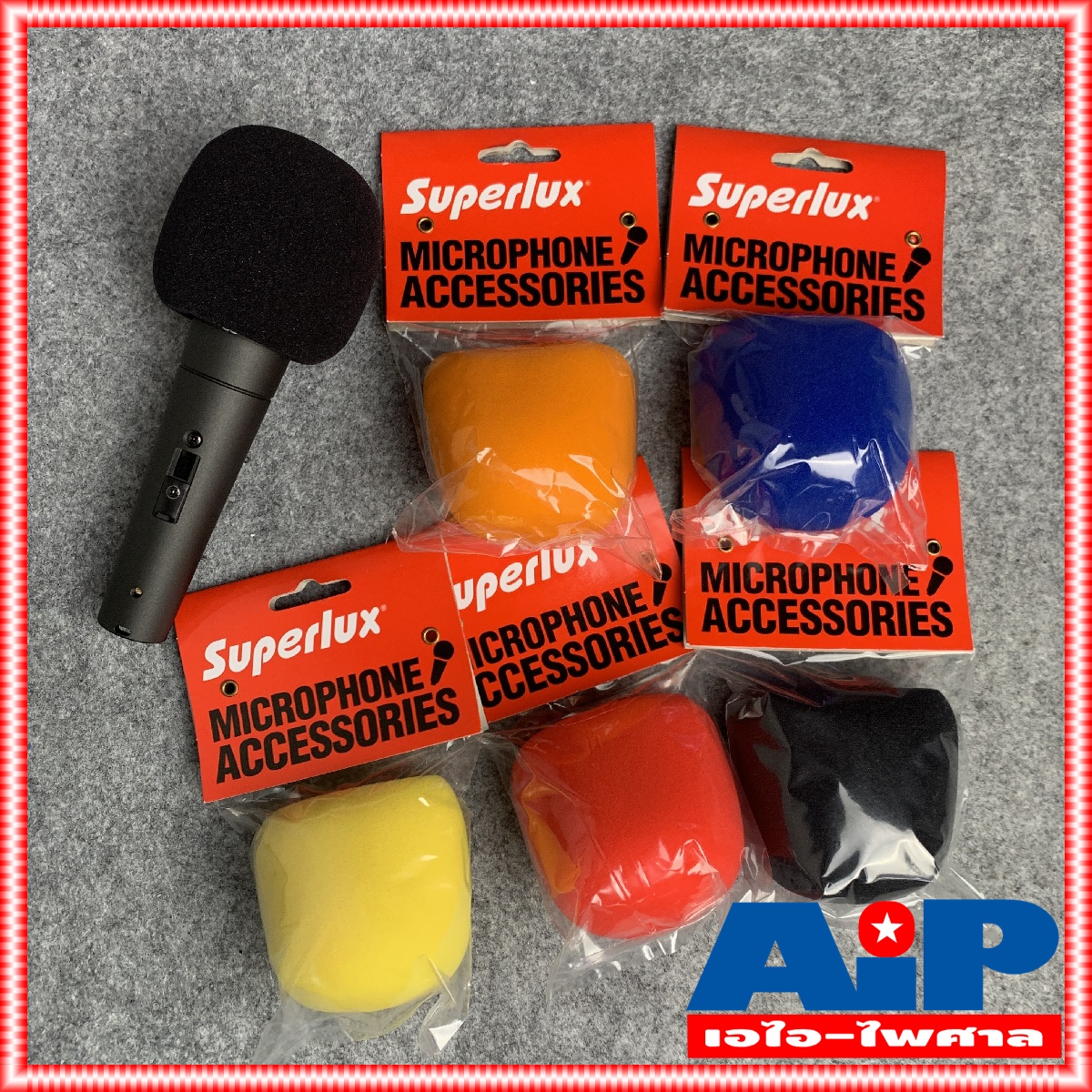 1อัน ฟองน้ำไมค์ Superlux S-40 ฟองน้ำไมโครโฟน s40 ซุปเปอร์ลักซ์ s 40 ฟองน้ำไมค์โครโฟน ใช้ได้ทั้งหัวไมค์สายและไมค์ลอย