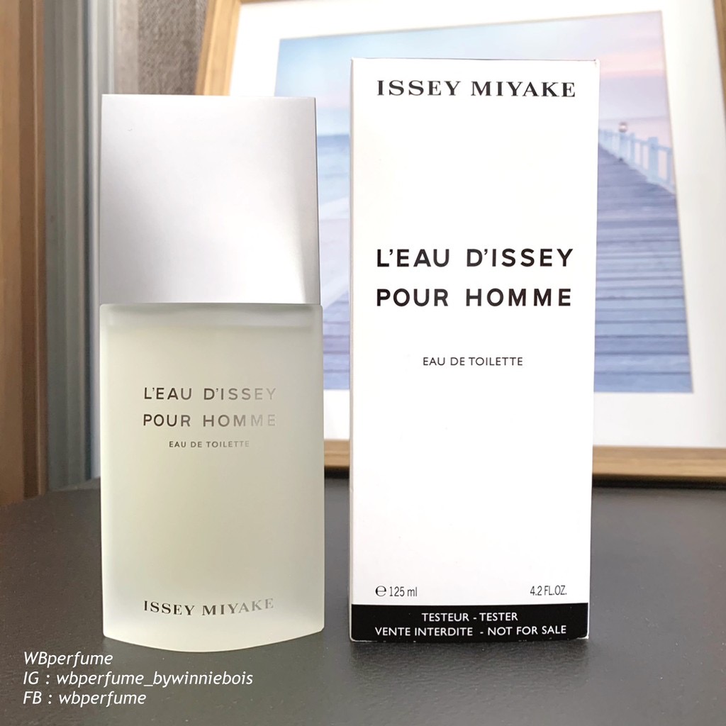 น้ำหอมของแท้ 100% Issey Miyake L'Eau D'Issey Pour Homme For Men EDT 125 ml. Tester
