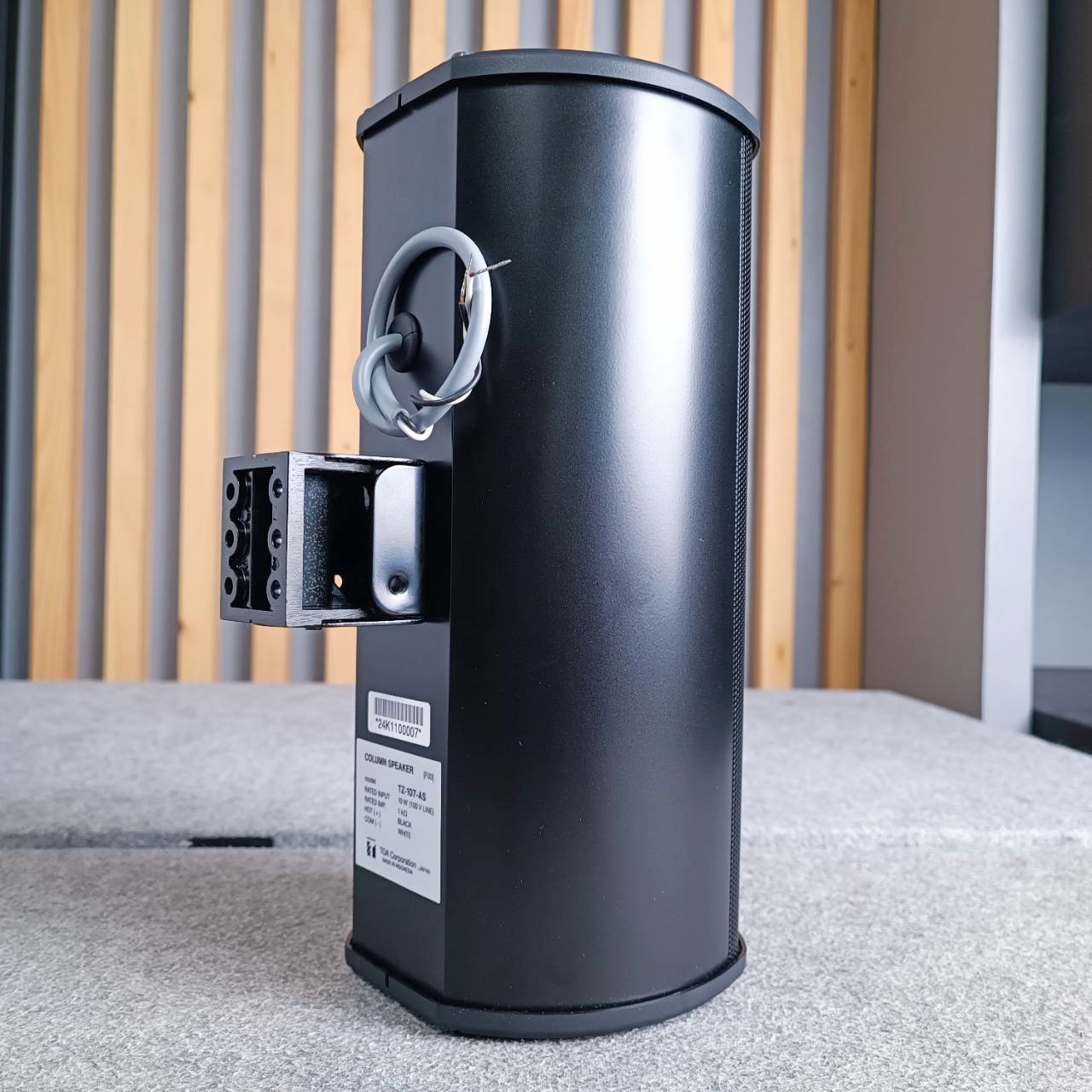 TOA TZ-107-AS ลำโพงคอลัมน์ COLUMN PASSIVE ขนาด4นิ้ว 2ดอก15วัตต์ สีดำ TZ107AS TZ 107 AS ลำโพง4นิ้วTOA เอไอ-ไพศาล