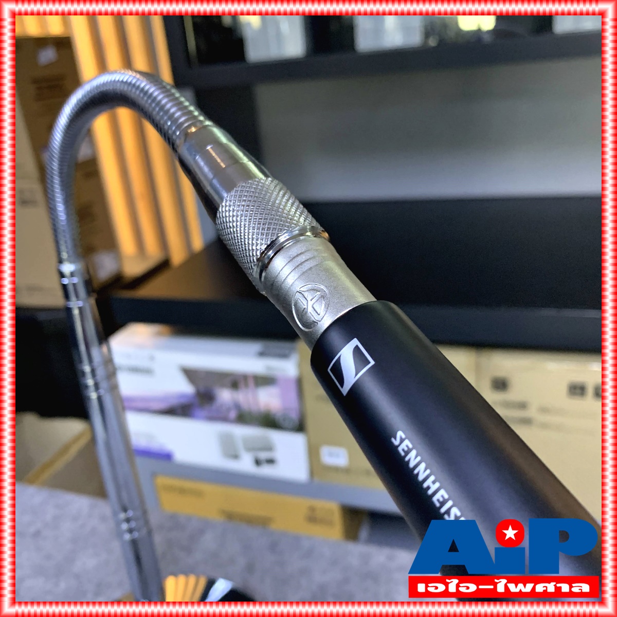 (ไม่รวมไมค์) ขาตั้งไมค์พิธีสงฆ์ชุบ ตัวใหญ่ ขาตั้งไมค์ ขาตั้งไมโครโฟน โครเมี่ยม พิธีสงฆ์ สำหรับพระ งานพุทธบูชา มีสายไมค์ติดตั้งอยุ่ภายใน พร้อมใช้งาน เอไอ-ไพศาล