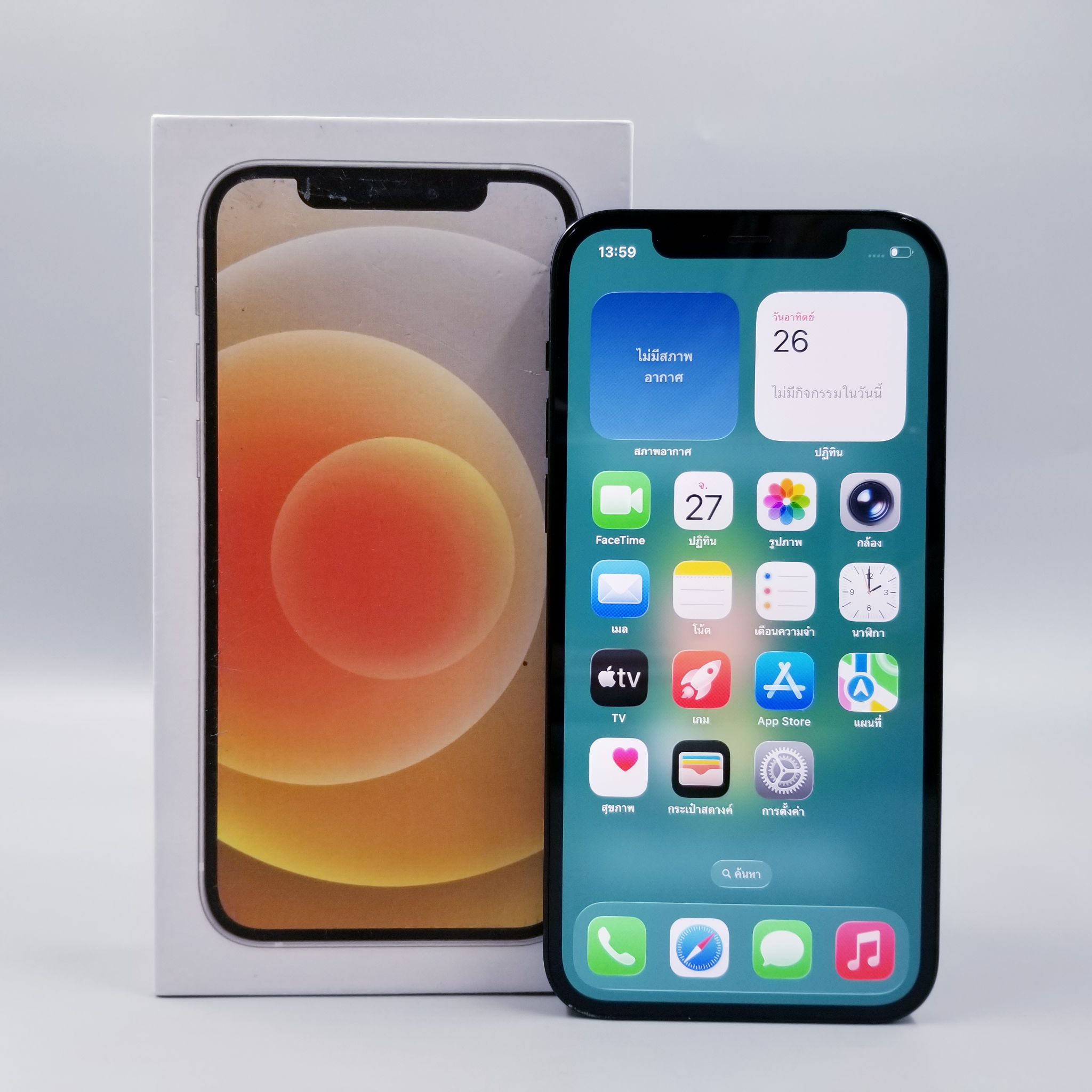 🍣 iPhone 12 128GB Black 🍣 🥦 #มาแล้ว iP 12 #ศูนย์ไทย แบต100% ราคาสุดคุ้ม 🥦