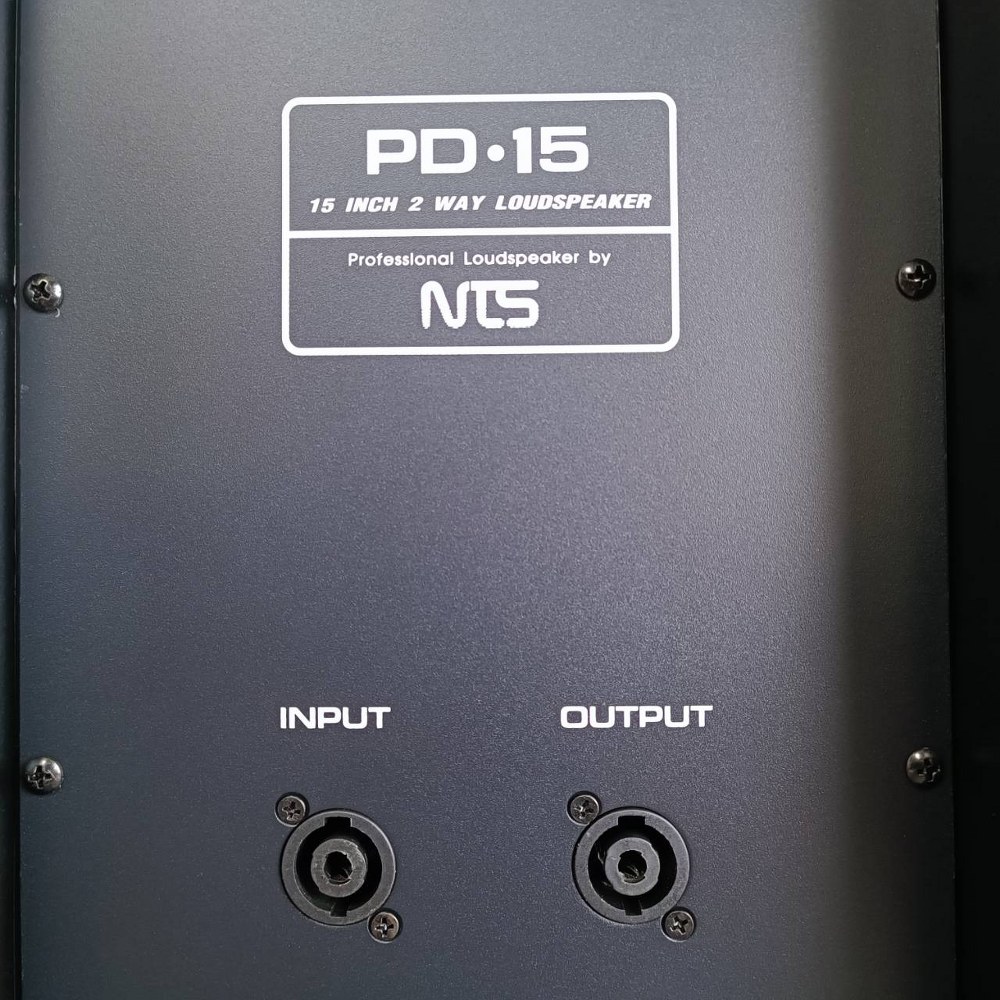 ใบละ NTS PD-15 ตู้ลำโพง15นิ้ว ตู้ลำโพง 15 นิ้ว 2 ทาง มีแป้นสำหรับสวมขาตั้ง และ สามารถวางทรงมอนิเตอร์ได้ PD15 PD 15 เอไอ-ไพศาล