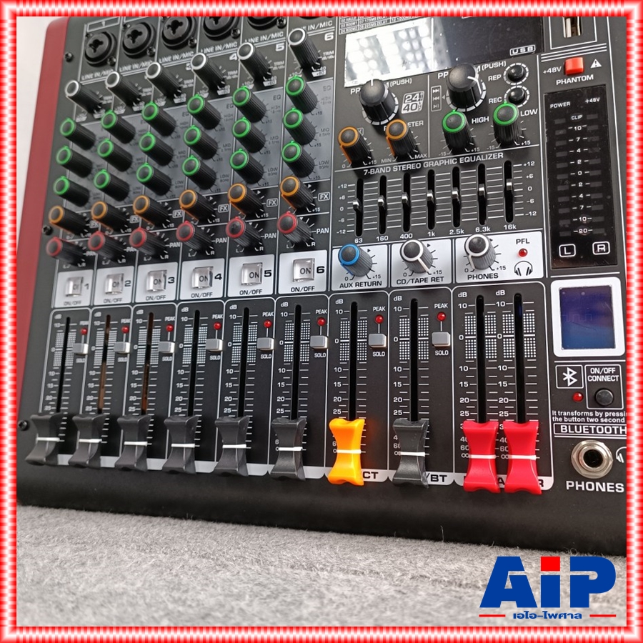 TADA TD-06 MIXER มิกเซอร์อนาล็อก 6 แชนแนล Bluetooth บลูทูธ เอฟเฟคแท้ ธาดา Tada TD 06 TD06 เอไอ-ไพศาล