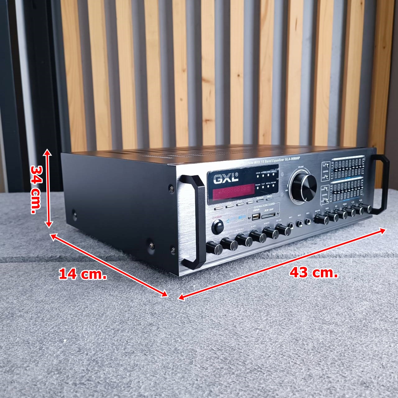 GXL GLA-9080HP แอมป์ คาราโอเกะ GLA9080HP GLA 9080 HP GLA-9080 เอไอ-ไพศาล