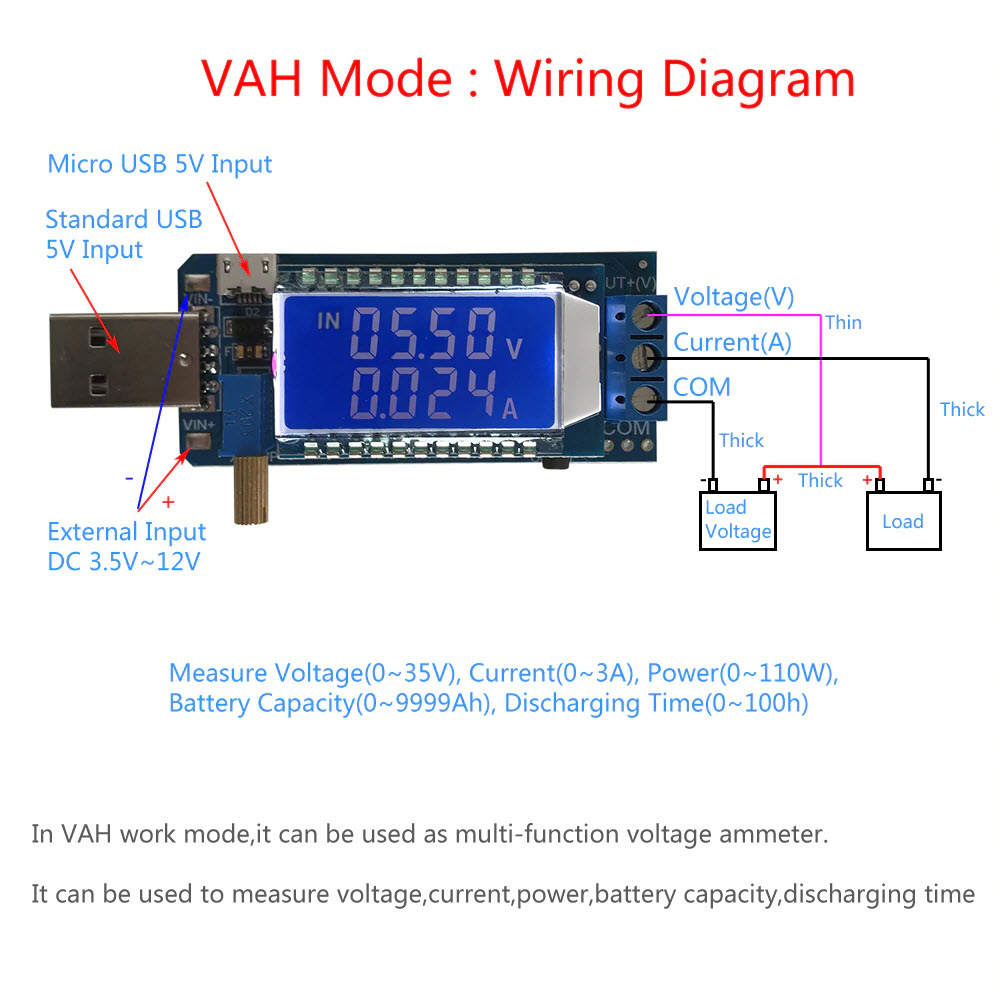 DC-DC USB adjustable buck-boost power supply voltage regulator module 5V to 3.3V 9V 12V 24V