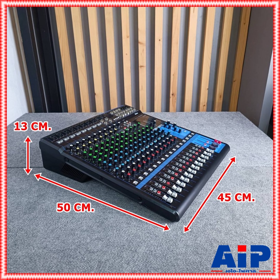 HOTROCK MG-16XU USB MIXER มิกซ์ มิกเซอร์ มิกซ์ฮอทร็อค เครื่องเสียง เครื่องปรับแต่งเสียง MIX MG16 XU MG 16XU เอไอ-ไพศาล