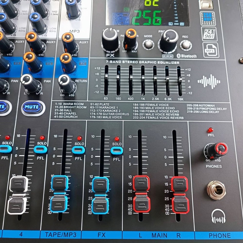 TADA AM-Q4P powermixer 350 watt EFX USB บลูทูส TA DA มิกเซอร์อนาล็อก AM Q4P ธาดา AMQ4P เอไอ-ไพศาล