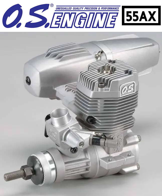 เครื่องยนต์ O.S. 55AX w/Muffler