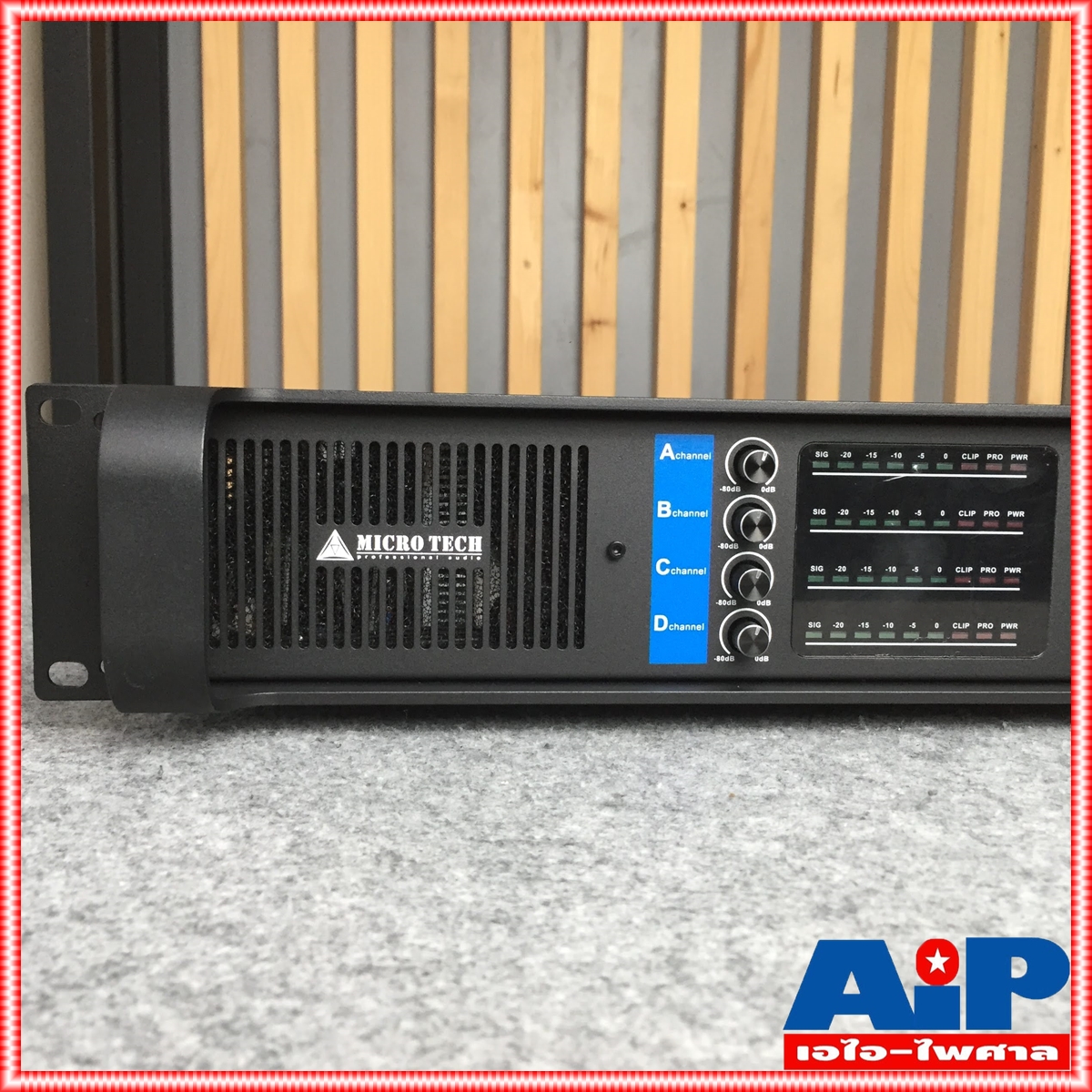 MICROTECH MT4-1500D poweramp 4CH เพาเวอร์แอมป์ กำลังวัตต์ 1500W ที่ 8โอห์ม / 2430W ที่ 4โอห์ม MT 4 1500D MT4 1500D MICRO TECH +++ เอไอ-ไพศาล