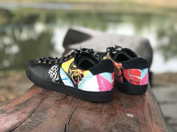 รองเท้าโอนิ LAWNSHIP - Longship Black / Black (HAMILTON YOKOTA)